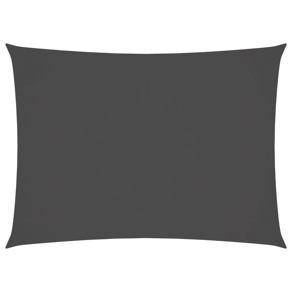 vidaXL Rectangular Oxford Fabric Sail Shade 2 x 2.5 m Anthracite - Image 25 of 135