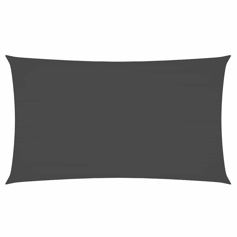 vidaXL Rectangular Oxford Fabric Sail Shade 2 x 2.5 m Anthracite - Image 26 of 135