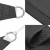 vidaXL Rectangular Oxford Fabric Sail Shade 2 x 2.5 m Anthracite - Image 81 of 135