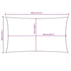 vidaXL Rectangular Oxford Fabric Sail Shade 2 x 2.5 m Anthracite - Image 129 of 135