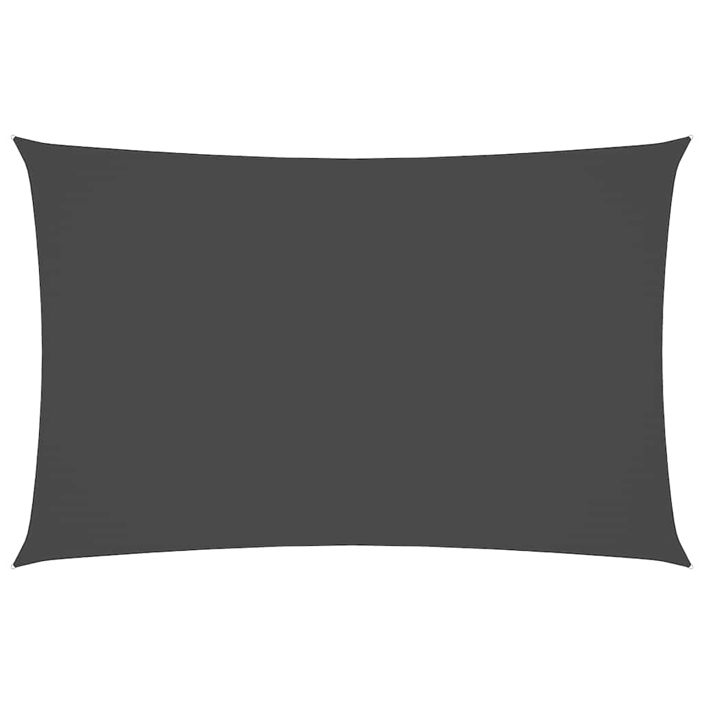 vidaXL Rectangular Oxford Fabric Sail Shade 2 x 2.5 m Anthracite - Image 22 of 135