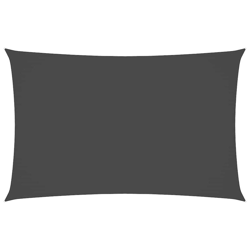 vidaXL Rectangular Oxford Fabric Sail Shade 2 x 2.5 m Anthracite - Image 22 of 135