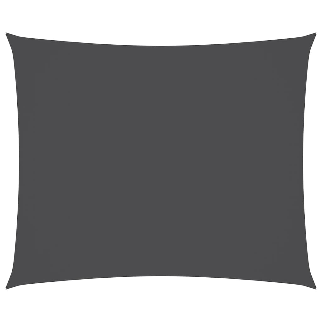 Parasole a Vela in Tessuto Oxford 2,5×3,5 m Antracite - Image 4 of 36