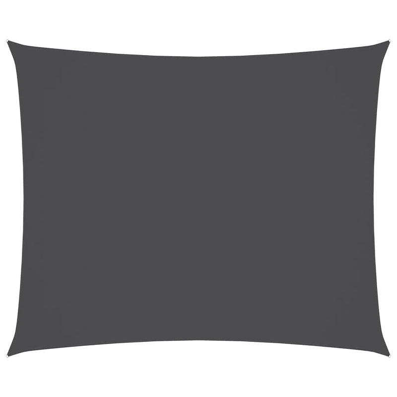 Parasole a Vela in Tessuto Oxford 2,5×3,5 m Antracite - Image 4 of 36