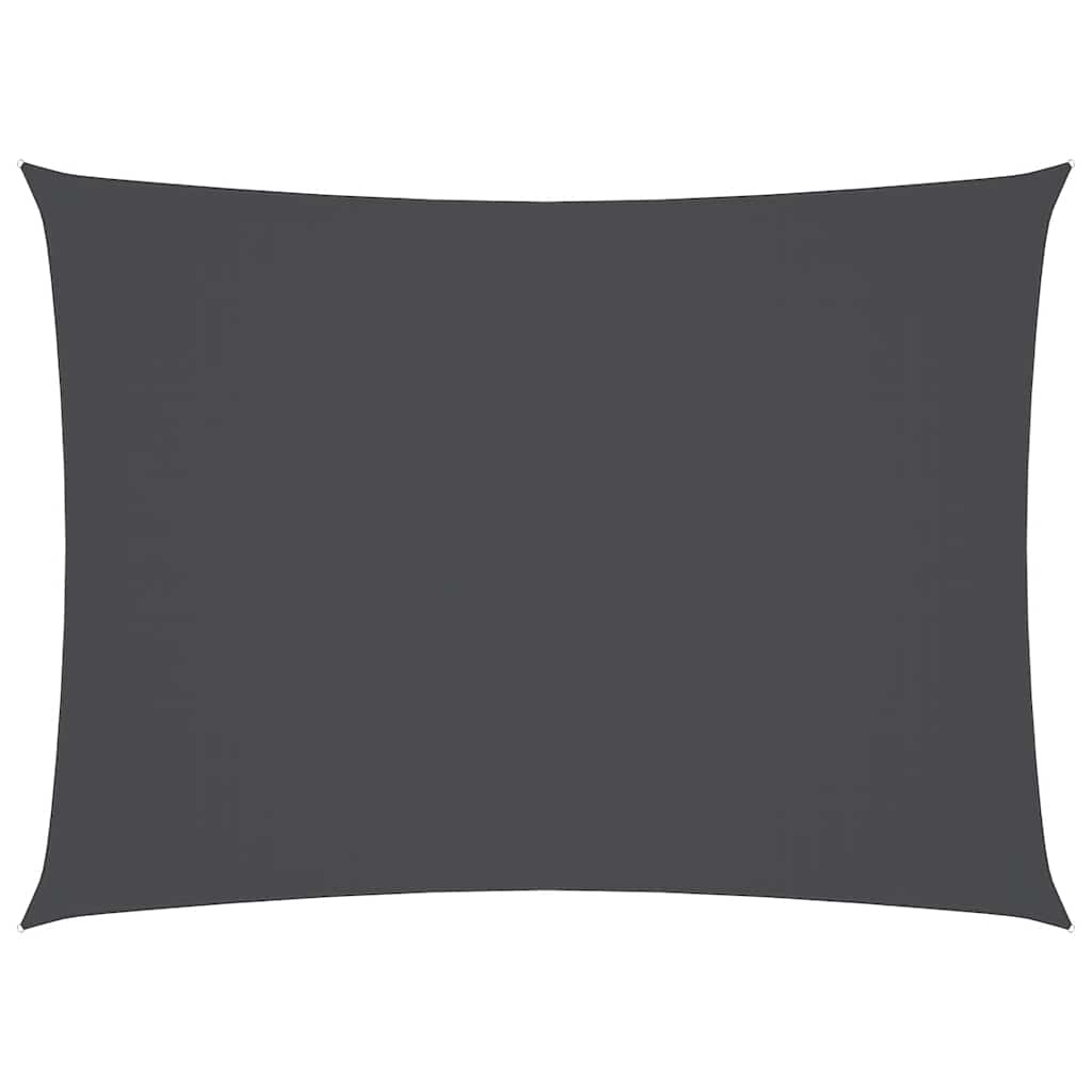 vidaXL Rectangular Oxford Fabric Sail Shade 2 x 2.5 m Anthracite - Image 16 of 135