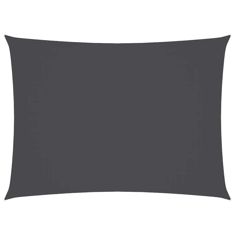 vidaXL Rectangular Oxford Fabric Sail Shade 2 x 2.5 m Anthracite - Image 16 of 135