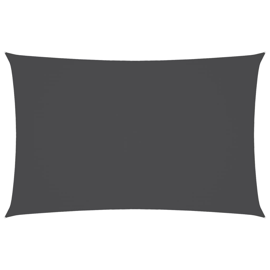 vidaXL Rectangular Oxford Fabric Sail Shade 2 x 2.5 m Anthracite - Image 24 of 135