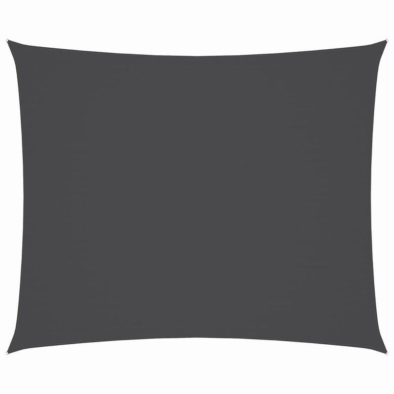 vidaXL Rectangular Shade Sail, PU Coated Oxford Fabric, 3x4 m Anthracite - Image 19 of 90
