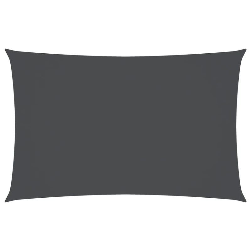 vidaXL Rectangular Shade Sail, PU Coated Oxford Fabric, 3x4 m Anthracite - Image 16 of 90