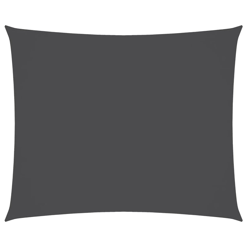 vidaXL Rectangular Shade Sail, PU Coated Oxford Fabric, 3x4 m Anthracite - Image 11 of 90