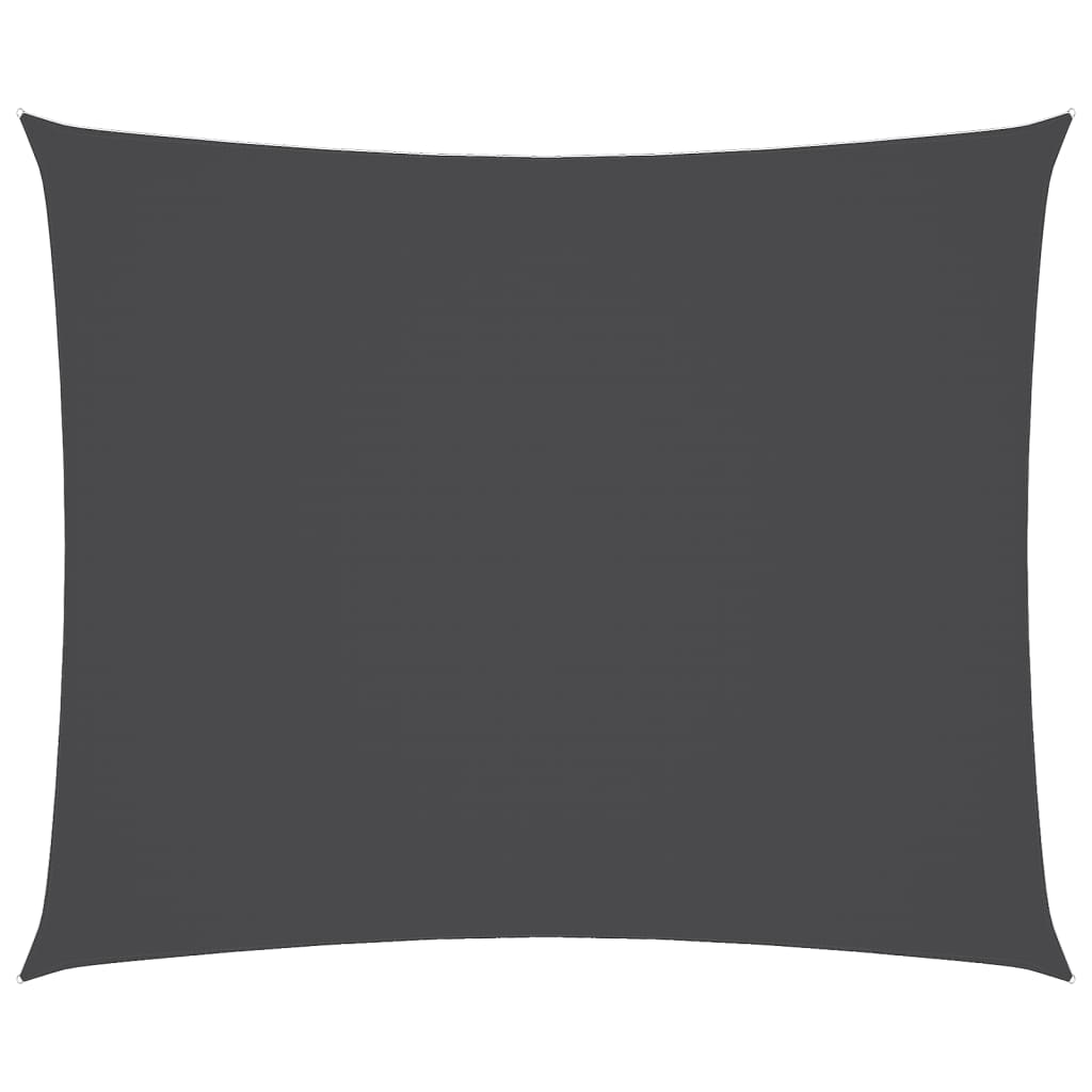 vidaXL Parasole a Vela Oxford Rettangolare 3,5x5 m Antracite - Image 8 of 36