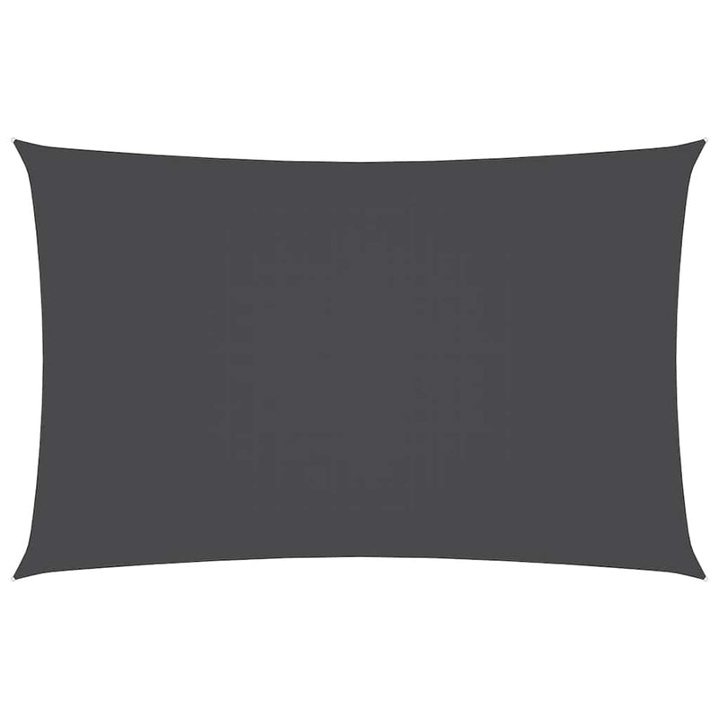 vidaXL Rectangular Oxford Fabric Sail Shade 2 x 2.5 m Anthracite - Image 23 of 135