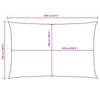 vidaXL Rectangular Oxford Fabric Sail Shade 2 x 2.5 m Anthracite - Image 123 of 135