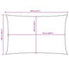 Parasole a Vela Oxford Rettangolare 6×8 m Antracite - Image 16 of 19