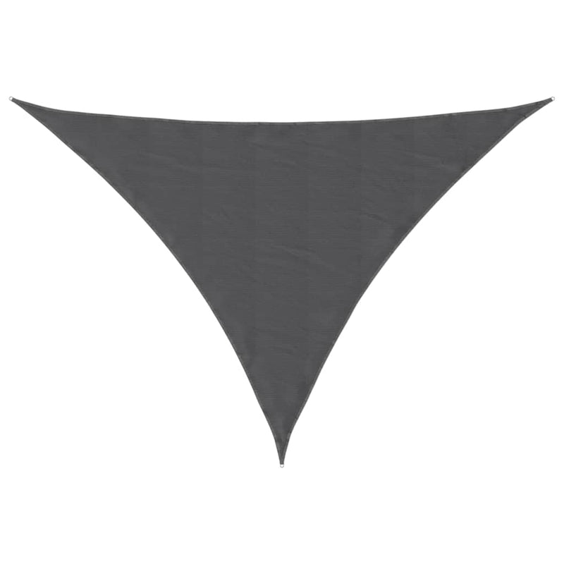 vidaXL Parasole a Vela Oxford Triangolare 3x4x5 m Antracite - Image 4 of 27