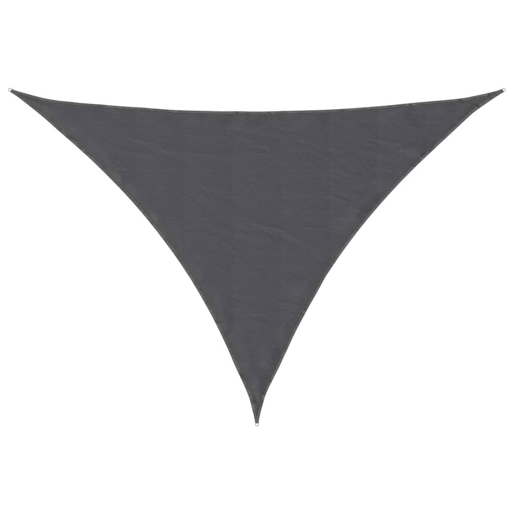 vidaXL 3x3x3 m Anthracite Oxford Fabric Triangular Shade Sail - Image 4 of 27