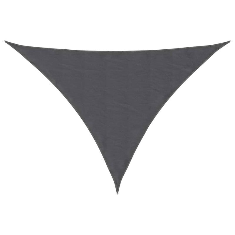vidaXL 3x3x3 m Anthracite Oxford Fabric Triangular Shade Sail - Image 4 of 27