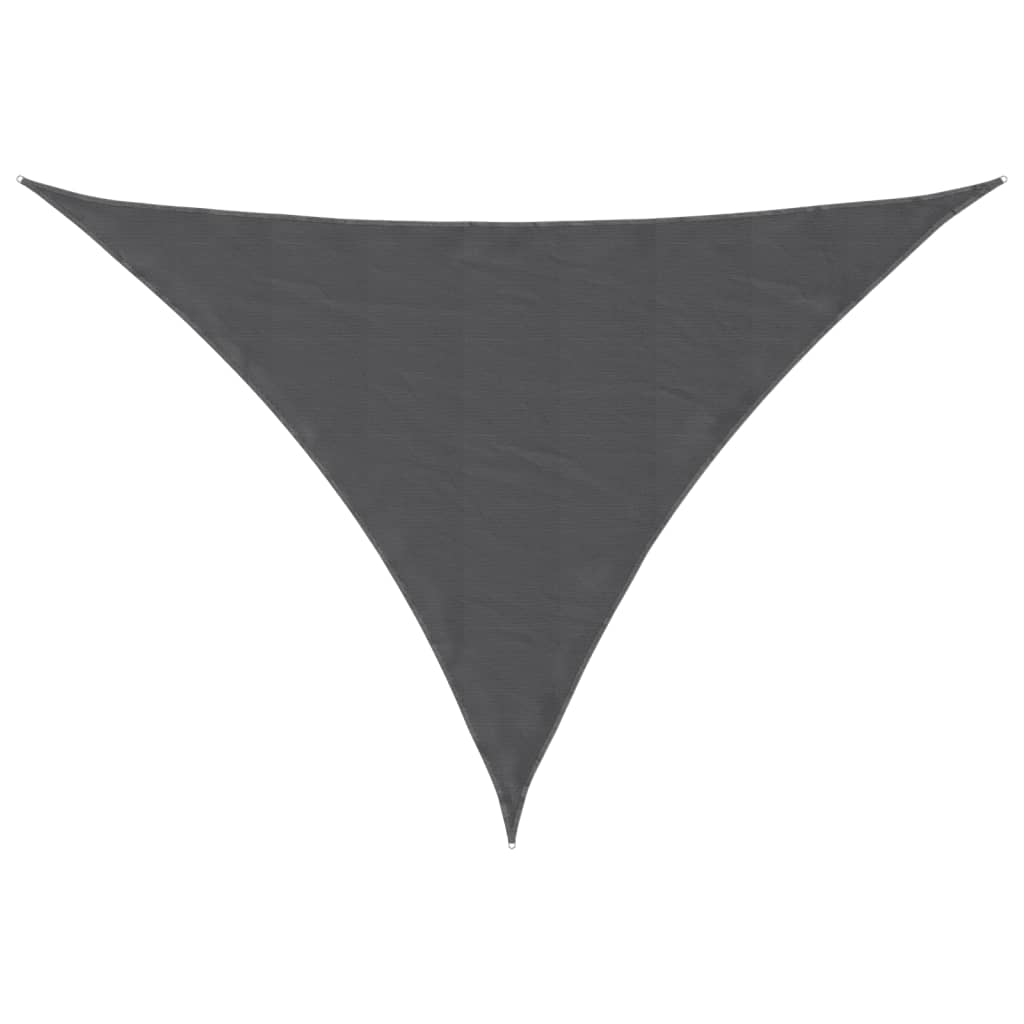 vidaXL Triangular Oxford Fabric Shade Sail 4x4x5.8 m Anthracite - Image 2 of 9