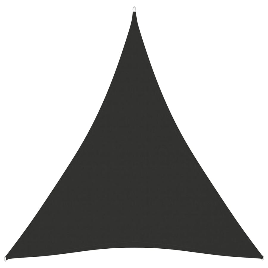 Parasole a Vela Triangolare Tessuto Oxford PU 5x6x6 m Antracite - immagine 1 | SolPatio