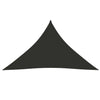 vidaXL Toldo de Vela Triangular Tejido Oxford con Revestimiento de PU 5x6x6 m Antracita - Image 8 of 36