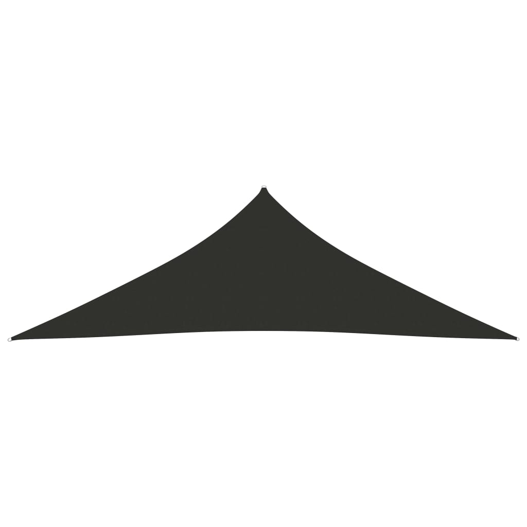 vidaXL Parasole a Vela Oxford Triangolare 5x5x6 m Antracite - Image 7 of 27