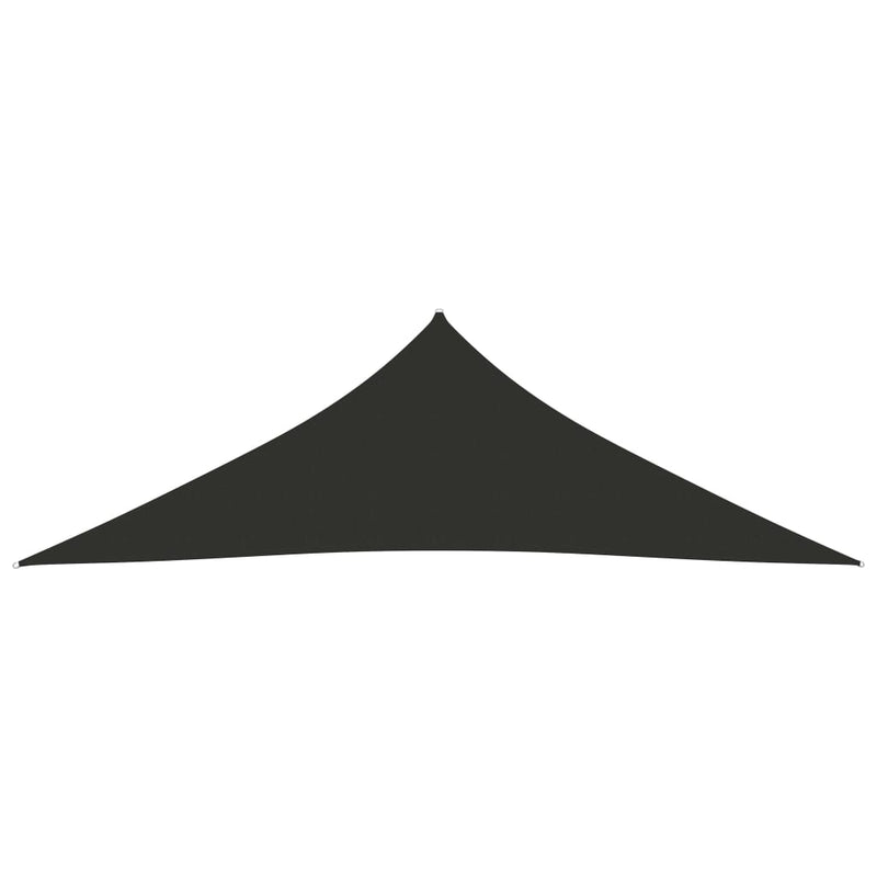 vidaXL Parasole a Vela Oxford Triangolare 5x5x6 m Antracite - Image 7 of 27