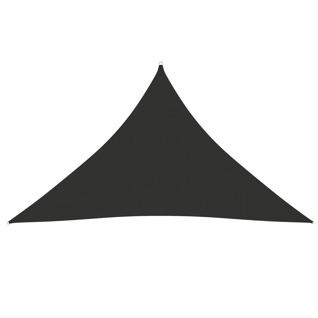 vidaXL Parasole a Vela Oxford Triangolare 5x5x6 m Antracite - Image 1 of 27