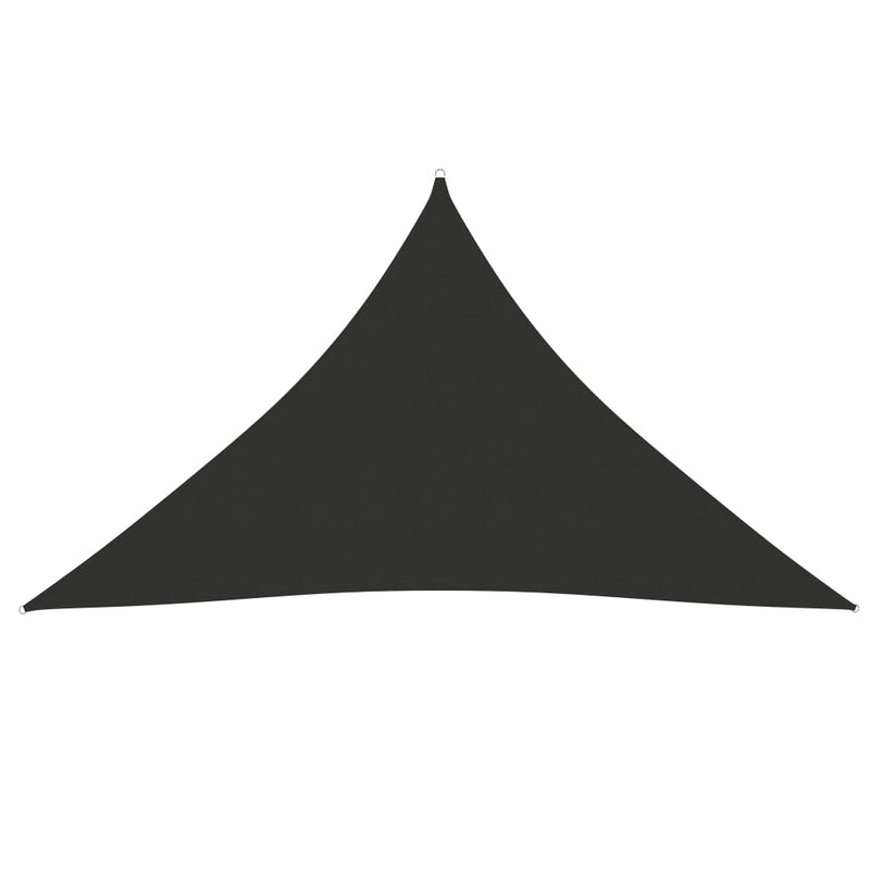 vidaXL Parasole a Vela Oxford Triangolare 5x5x6 m Antracite - Image 1 of 27