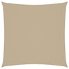vidaXL Square Sun Shade Sail, Oxford Fabric, 2.5x2.5 m, Beige - Image 6 of 27