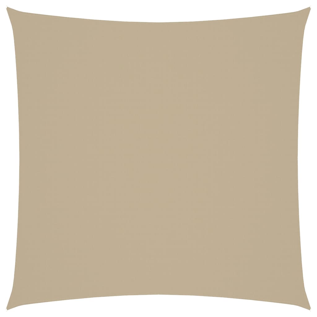 vidaXL Oxford Fabric Square Sun Shade Sail 3x3 m Beige - Image 5 of 27