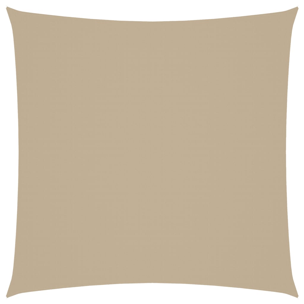 vidaXL Toldo vela cuadrado de tela Oxford 4 x 4 m Beige - Image 2 of 9