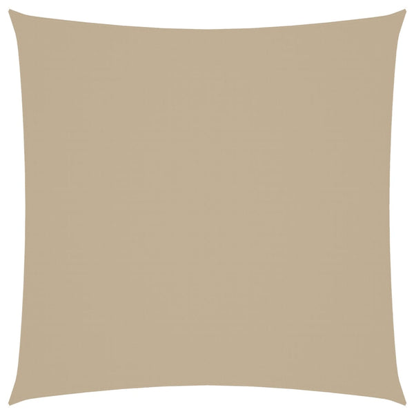 Parasole a Vela in Tessuto Oxford Quadrato 4 x 4 m Beige - immagine 2 | SolPatio