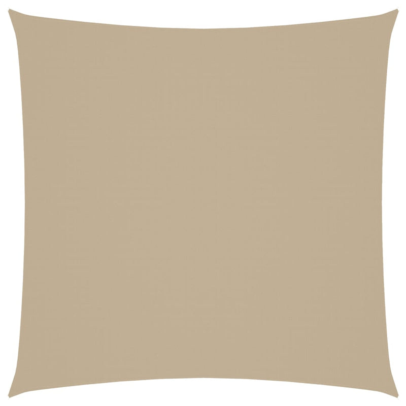 vidaXL Toldo vela cuadrado de tela Oxford 4 x 4 m Beige - Image 2 of 9