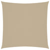 vidaXL Square Sun Shade Sail, Oxford Fabric, 2.5x2.5 m, Beige - Image 5 of 27