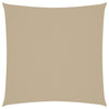 vidaXL Oxford Fabric Square Sun Shade Sail 3x3 m Beige - Image 6 of 27
