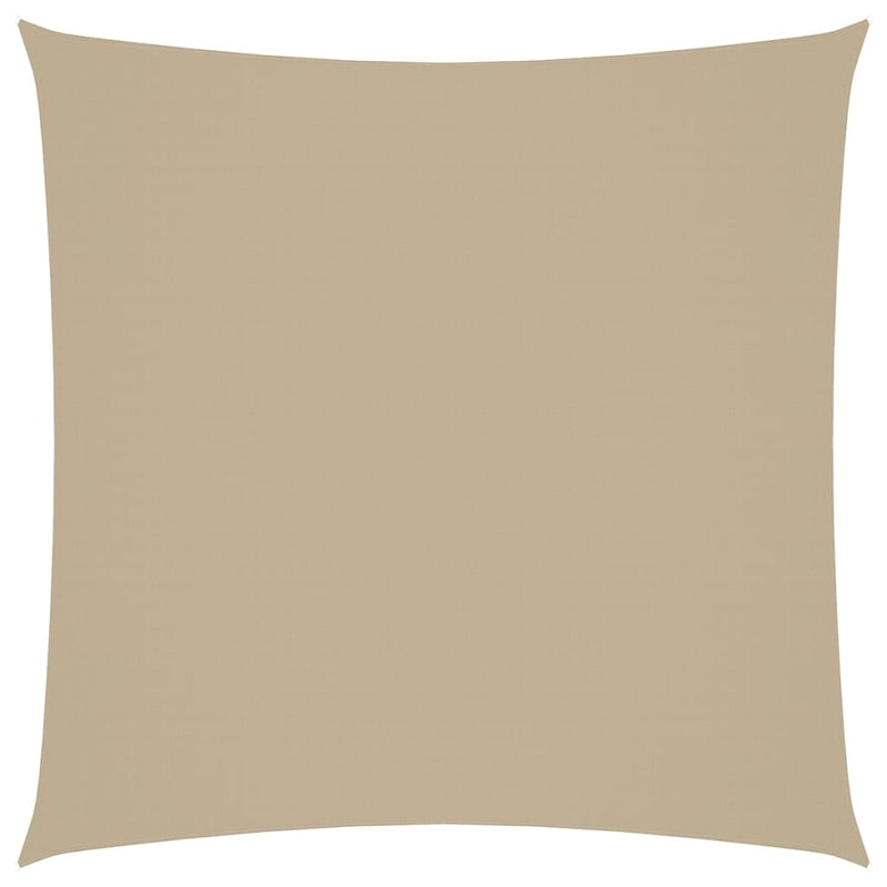 vidaXL Toldo de Vela de Tela Oxford Cuadrado 6x6 m Beige - Image 3 of 18