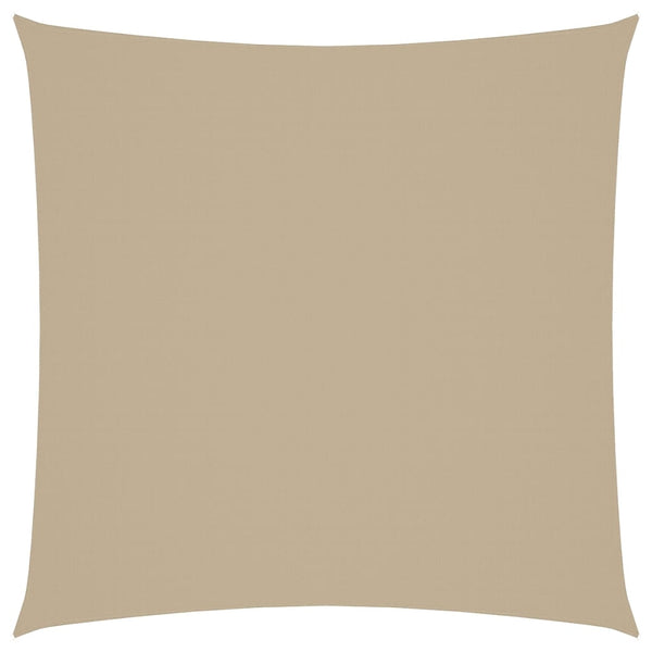 Parasole a Vela in Tela Oxford Quadrato 7x7 m Beige - immagine 2 | SolPatio