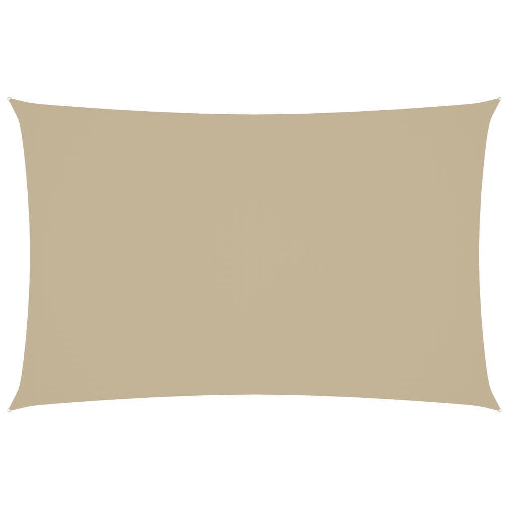 Parasole a Vela Tessuto Oxford rivestito in PU Rettangolare 6×5 m Beige - Image 4 of 36