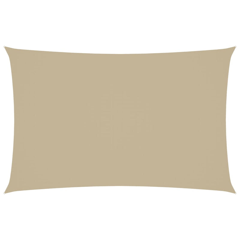 Parasole a Vela Tessuto Oxford rivestito in PU Rettangolare 6×5 m Beige - Image 4 of 36