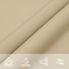 Parasole a Vela Tessuto Oxford rivestito in PU Rettangolare 6×5 m Beige - Image 17 of 36