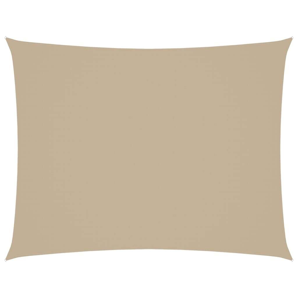 vidaXL Toldo Vela Rectangular Tejido Oxford PU 2,5x3 m Beige - Image 15 of 82