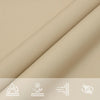 vidaXL Rectangular Oxford Sail Shade 2x2.5 m Beige - Image 95 of 127