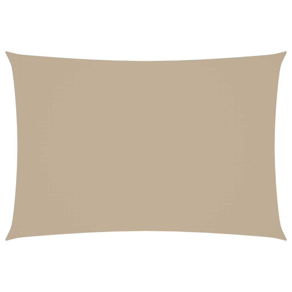 vidaXL Toldo Vela Rectangular Tejido Oxford PU 2,5x3 m Beige - Image 11 of 82
