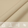vidaXL Rectangular Oxford Sail Shade 2x2.5 m Beige - Image 86 of 127