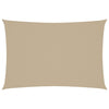 vidaXL Oxford Rectangular Sail Shade, PU Coated Fabric, 3x4 m, Beige - Image 14 of 90