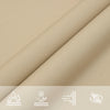 vidaXL Oxford Rectangular Sail Shade, PU Coated Fabric, 3x4 m, Beige - Image 62 of 90