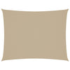 vidaXL Oxford Rectangular Sail Shade, PU Coated Fabric, 3x4 m, Beige - Image 16 of 90
