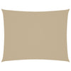 vidaXL Oxford Rectangular Sail Shade, PU Coated Fabric, 3x4 m, Beige - Image 18 of 90