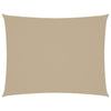 Parasole a Vela Rettangolare in Tessuto Oxford 4×5 m Beige - Image 2 of 9