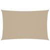vidaXL Oxford Rectangular Sail Shade, PU Coated Fabric, 3x4 m, Beige - Image 15 of 90